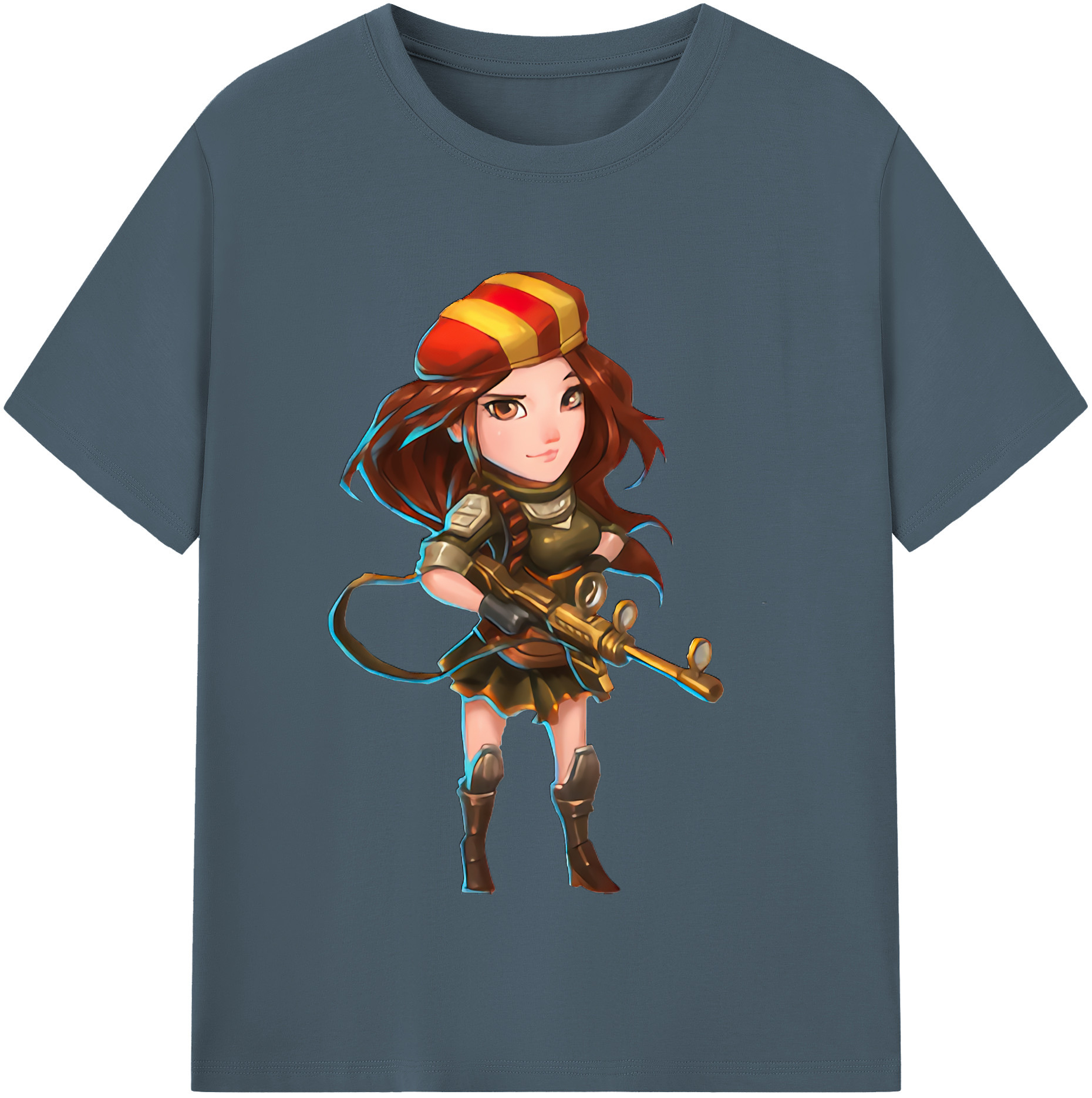リーグ・オブ・レジェンド League of Legends LOL 綿100％半袖Tシャツ（フロントプリント）